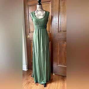 Max Studio Olive Green Maxi Dress